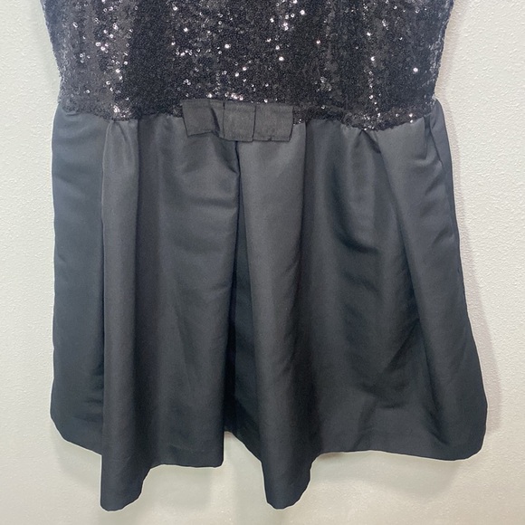 Taylor sequin top dress bow front black - Picture 4 of 11